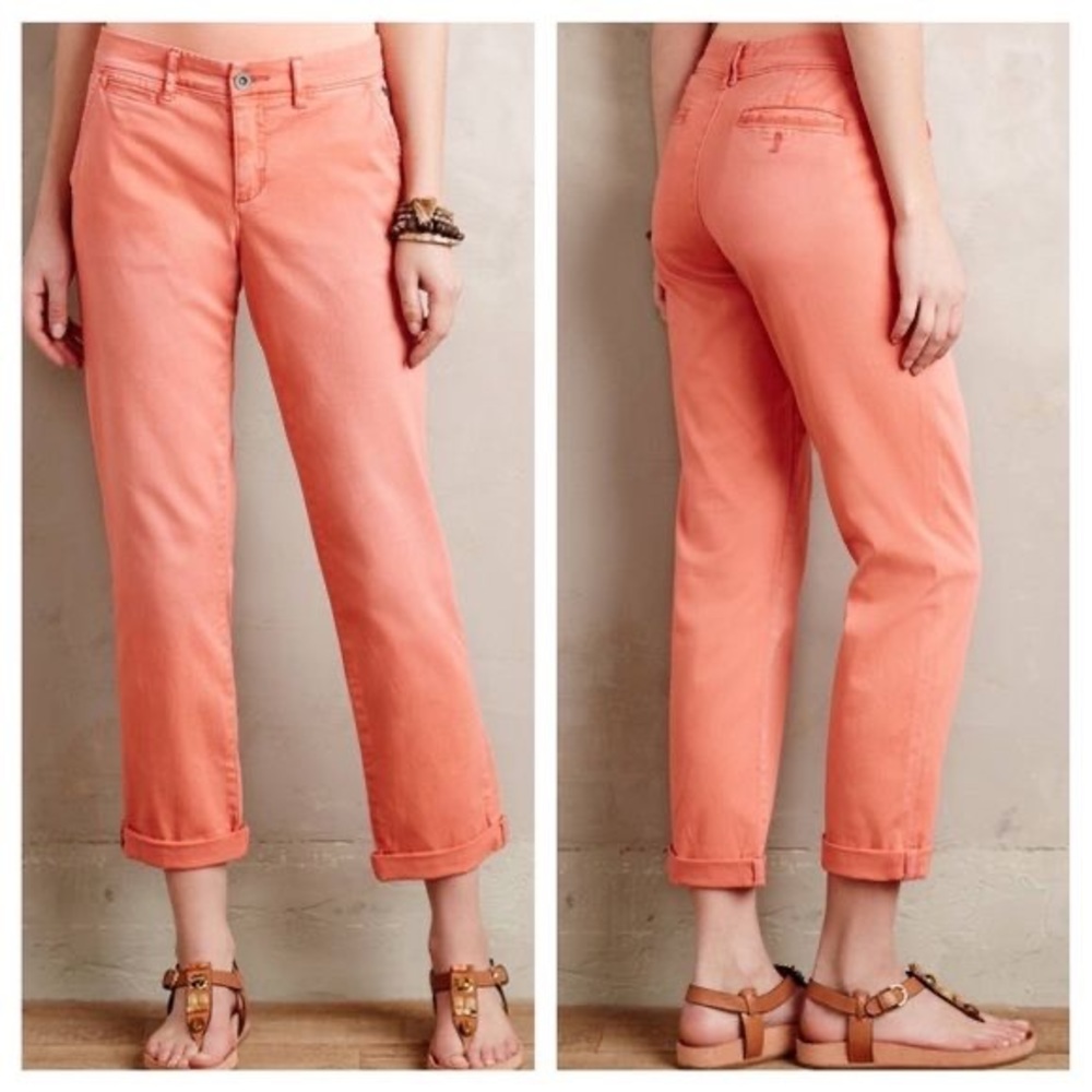 Anthropologie Pilcro and the Letterpress Cropped Pants Size 26